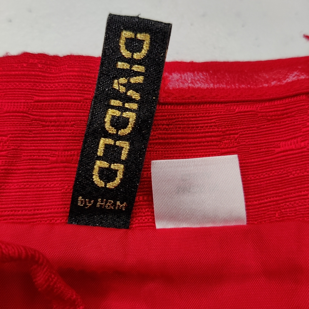 H&M red mini dress size 8 - Picture 3 of 4